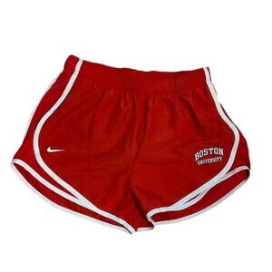 NWT Nike Women's Dri-Fit Boston University Running Shorts Red Activewear, S